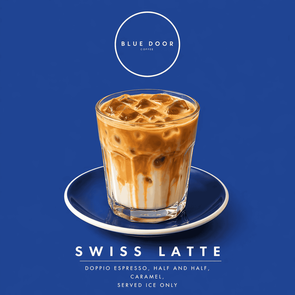 Swiss Latte Blue Door Coffee
